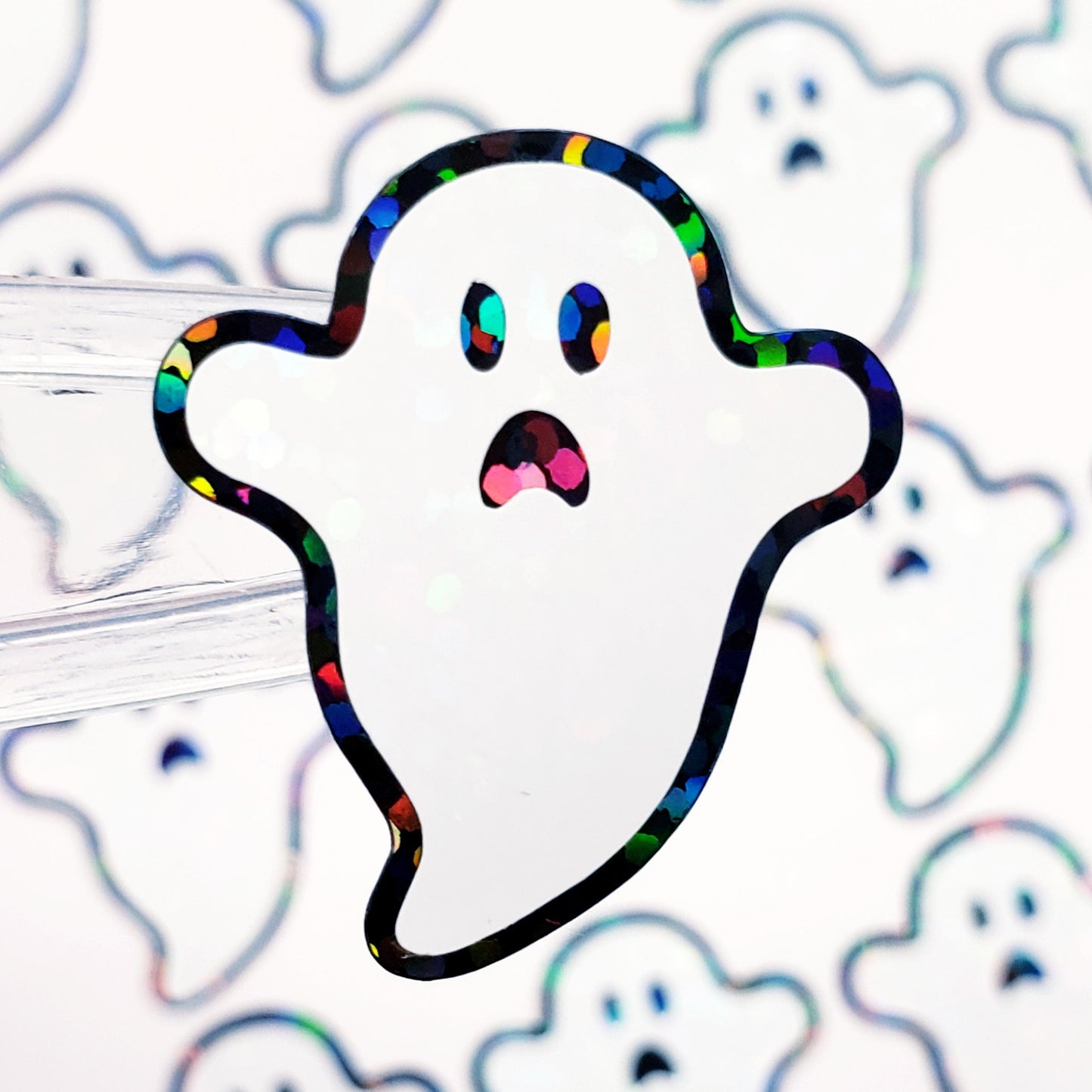 Spooky Flying Ghost Stickers
