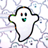 Happy Flying Ghost Stickers