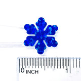Silver Snowflake Stickers, set of 56 sparkly snow embellishments for Christmas gift tags, winter decor and holiday cards. Size of each 3/4