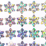 Silver Snowflake Stickers, set of 99
