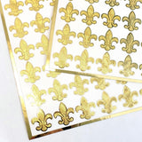 Gold Fleur de Lis Stickers