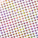 Extra Small Pink Heart Stickers