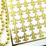 Gold Fleur de Lis Stickers