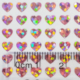 Extra Small Pink Heart Stickers