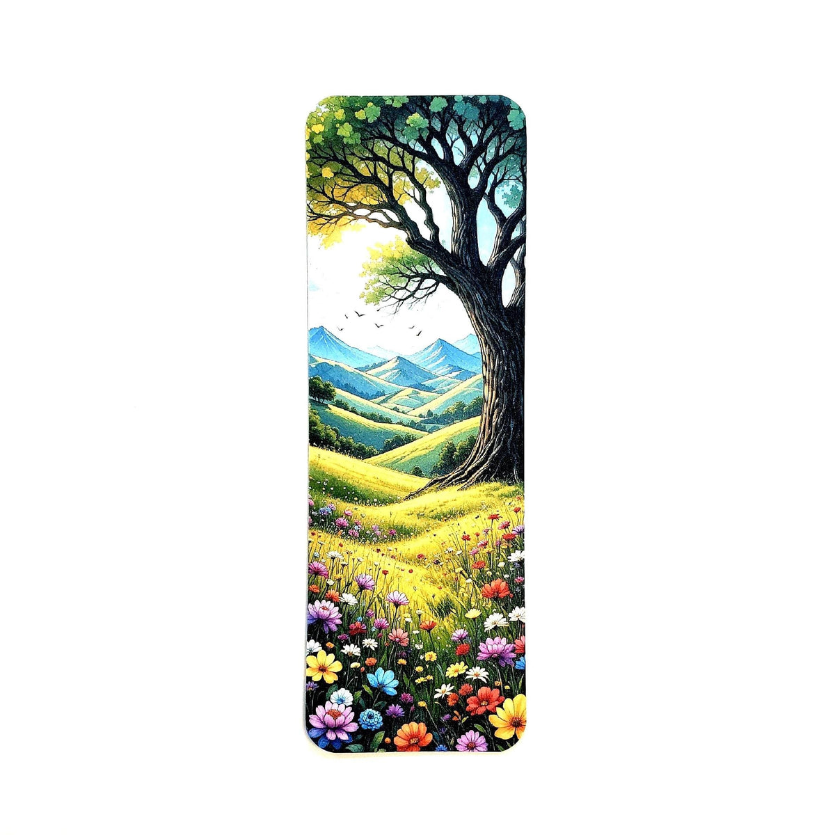 Meadow Flowers Bookmark with tassel