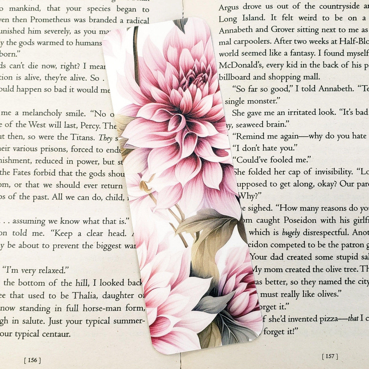 flower bookmark dahlia
