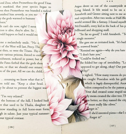 flower bookmark dahlia