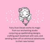 Santa Bookmark with Pink Tassel.