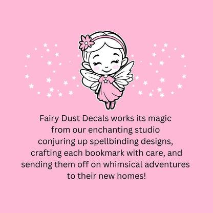 Dandelion Bookmark with tassel, double-sided