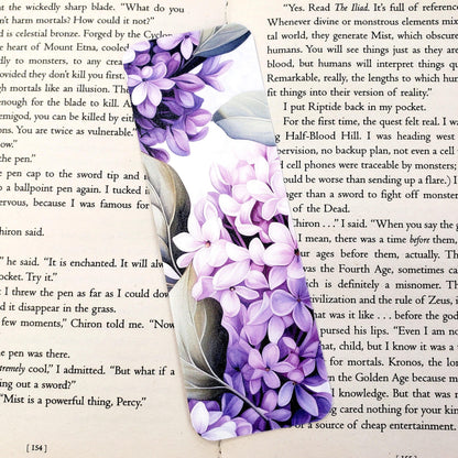 Lilac Flower Bookmark