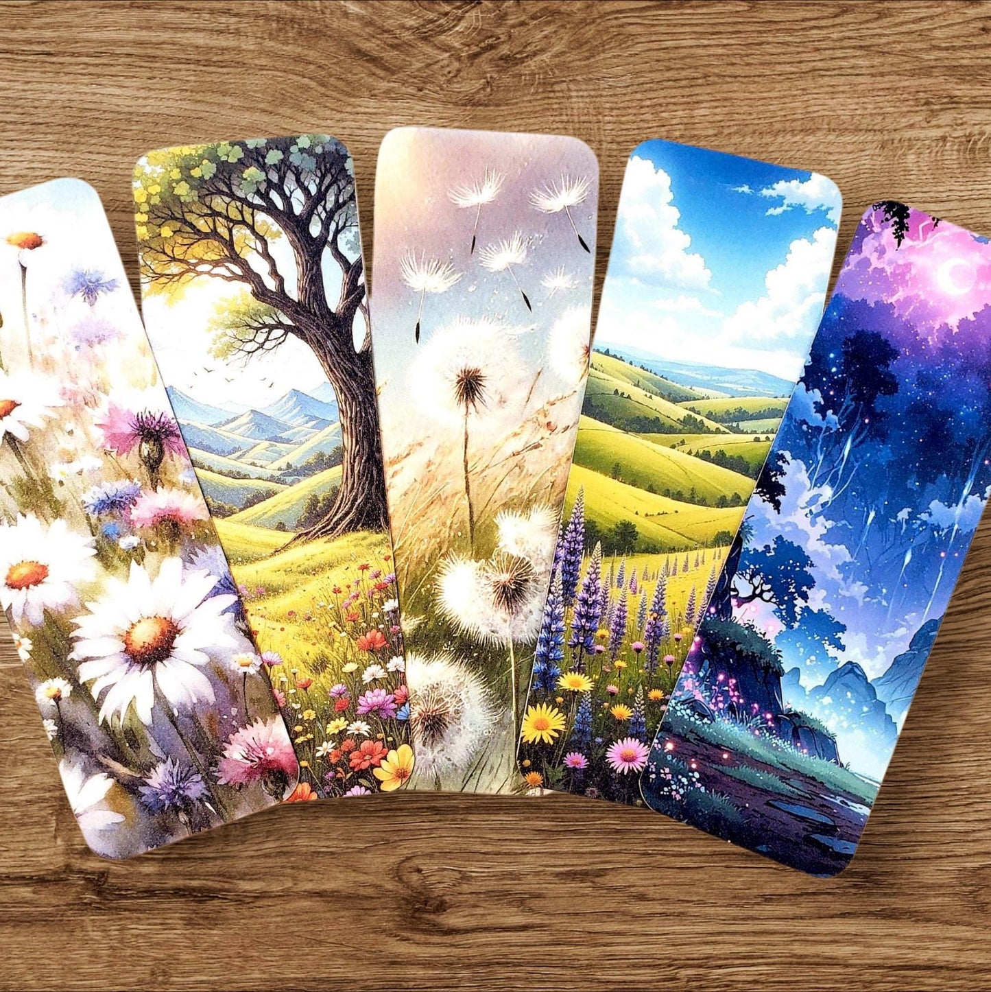 Pink Dahlia Flower Bookmark