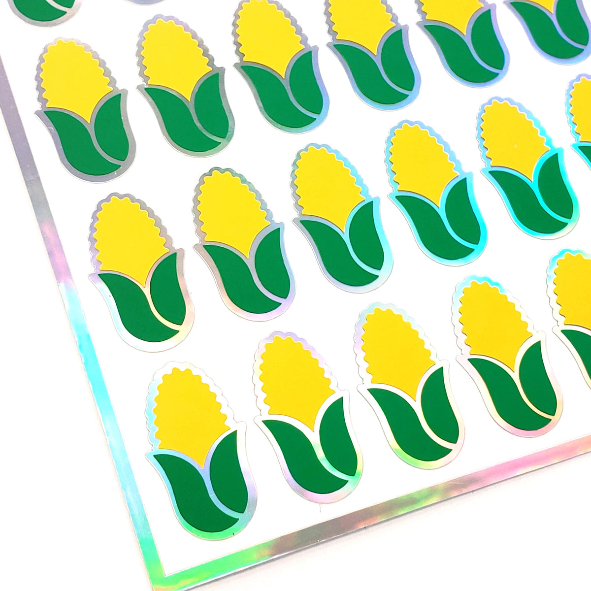 Buttered Corn Sticker Corn on the Cob Stickers | Fairy Dust Decals – Fairy Dust Decals