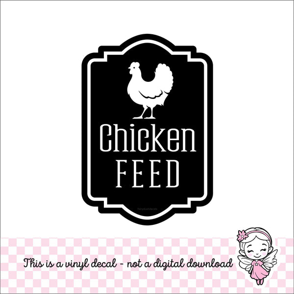 Chicken Feed Decal