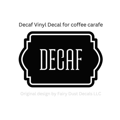 decaf decal