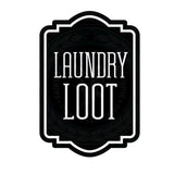 Laundry Decal, loose spare change loot, computer cut vinyl sticker, laundry organizer, container label for home, DECAL ONLY