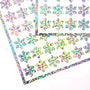 Silver Snowflake Stickers, set of 99