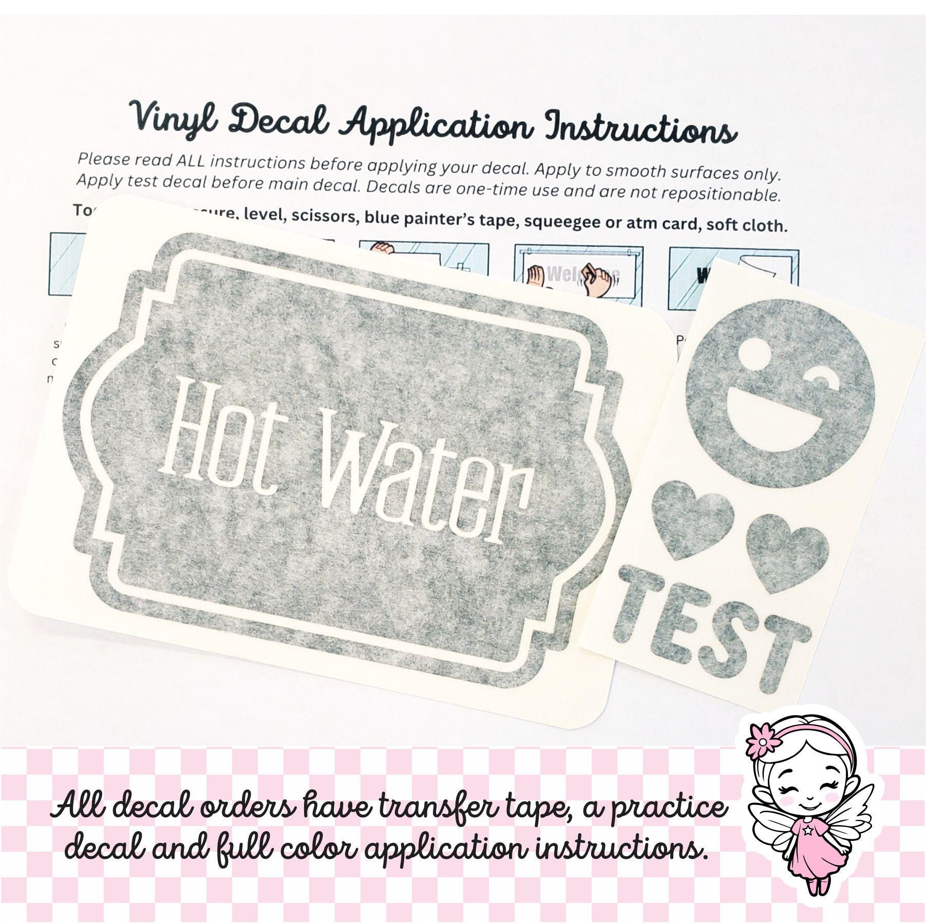 Mail Vinyl Decal, DIY label for mailbox
