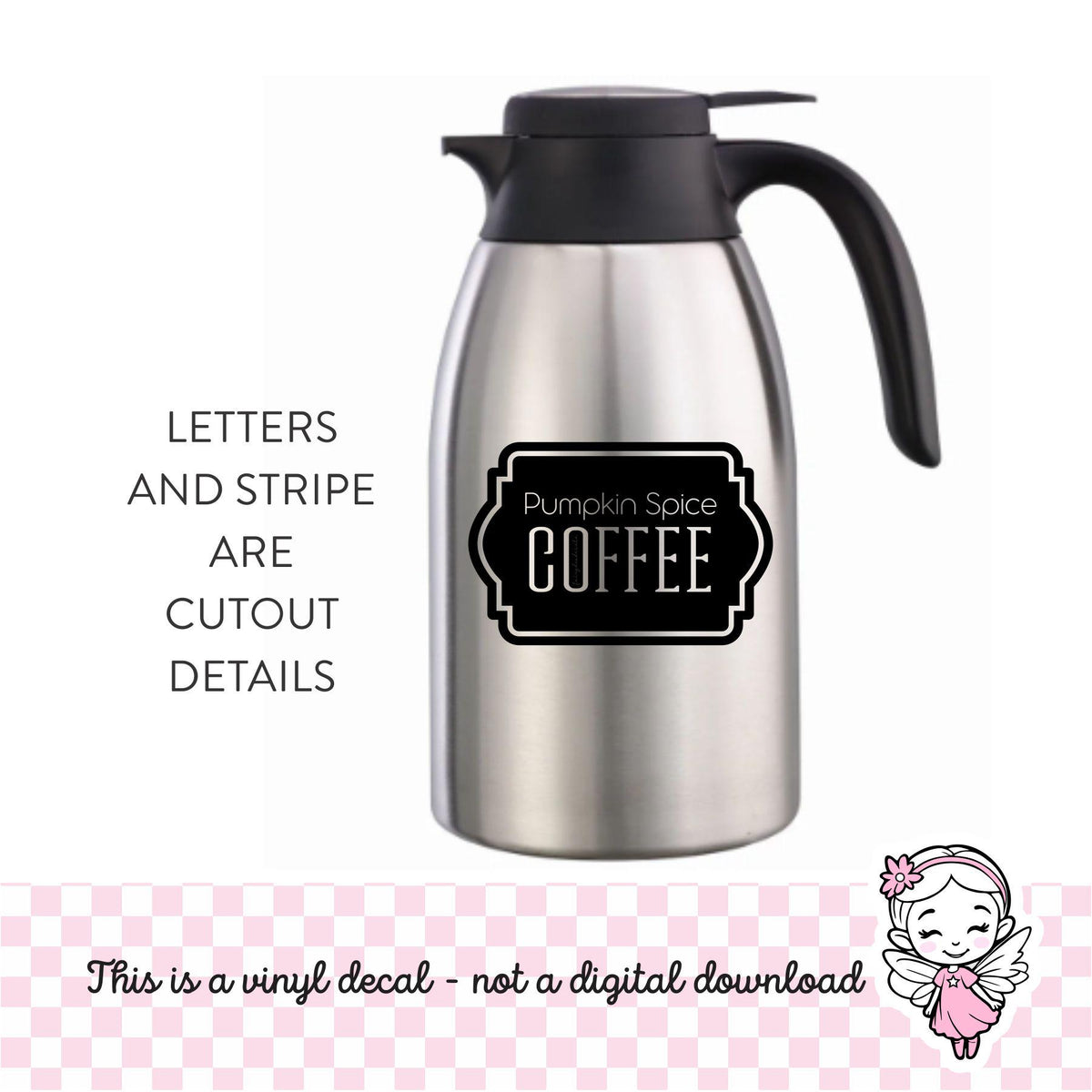 Pumpkin Spice Coffee Decal