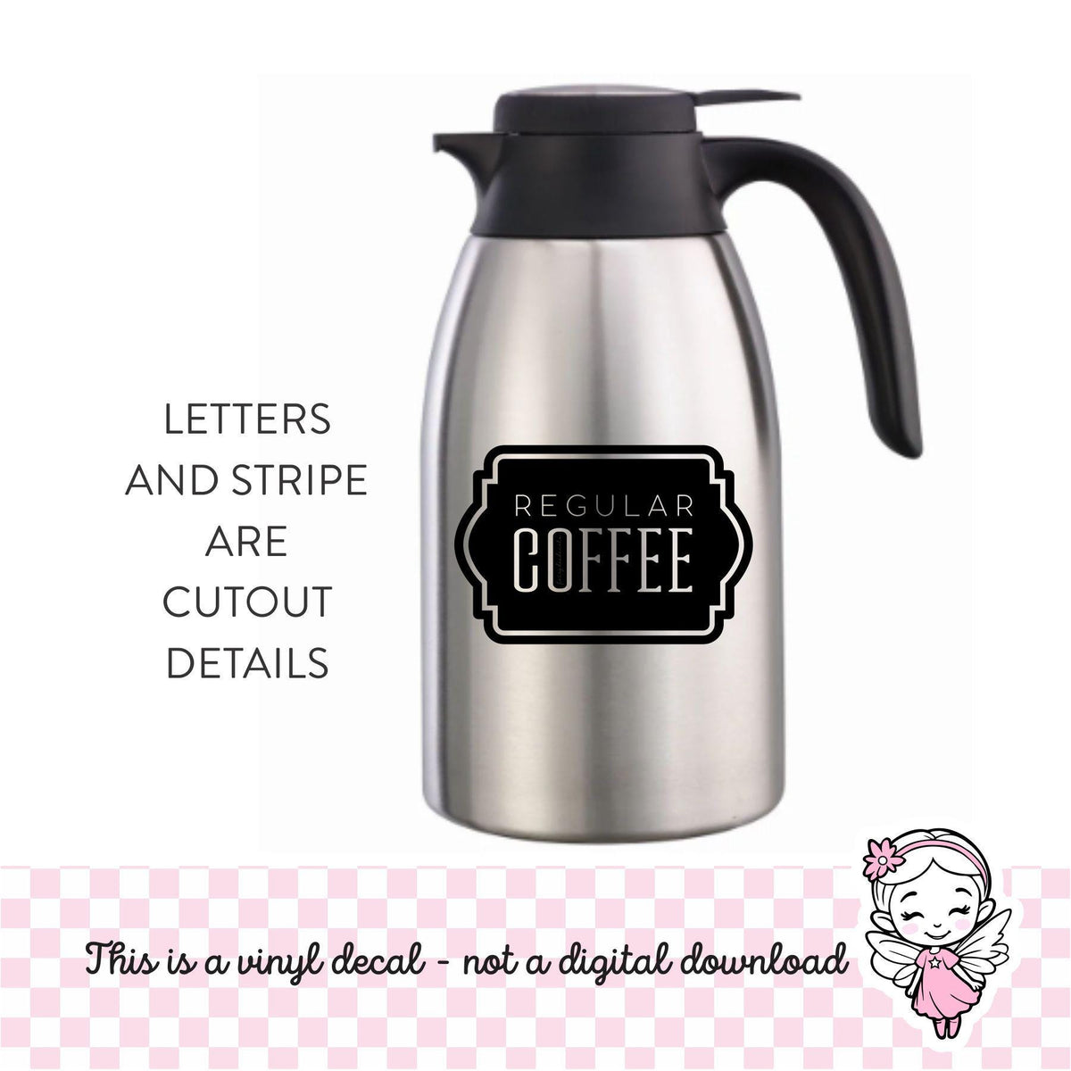 Regular Hot Coffee Decal