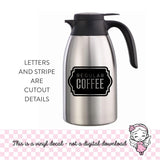 Regular Hot Coffee Decal