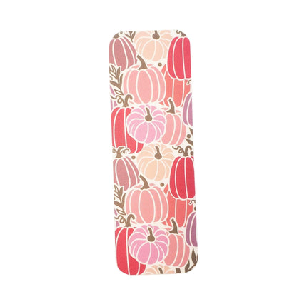 Pink Pumpkin Bookmark, double-sided full color printed and laminated bookmark