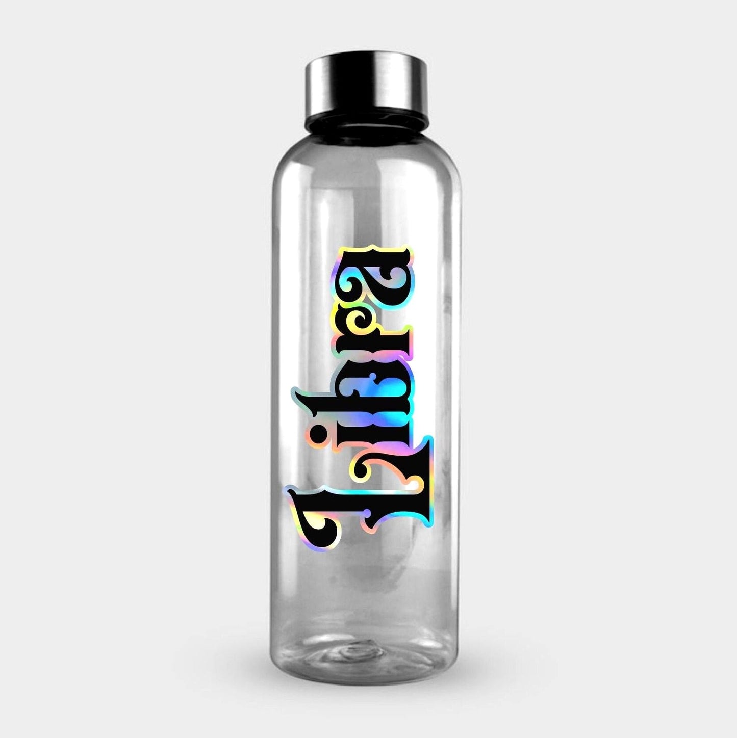 Libra Sticker, black and holographic silver vinyl decal, October horoscope zodiac sticker, witchy vibe, laptop or water bottle sticker