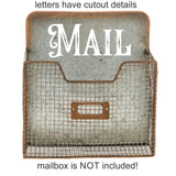 Mail Vinyl Decal, DIY label for mailbox