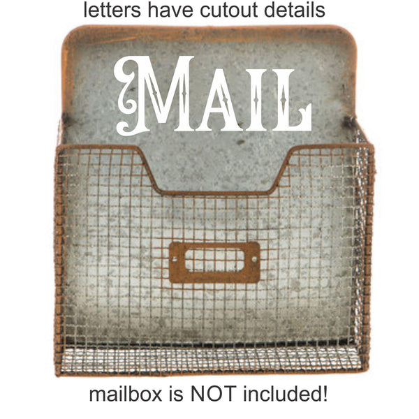 Mail Vinyl Decal, DIY label for mailbox