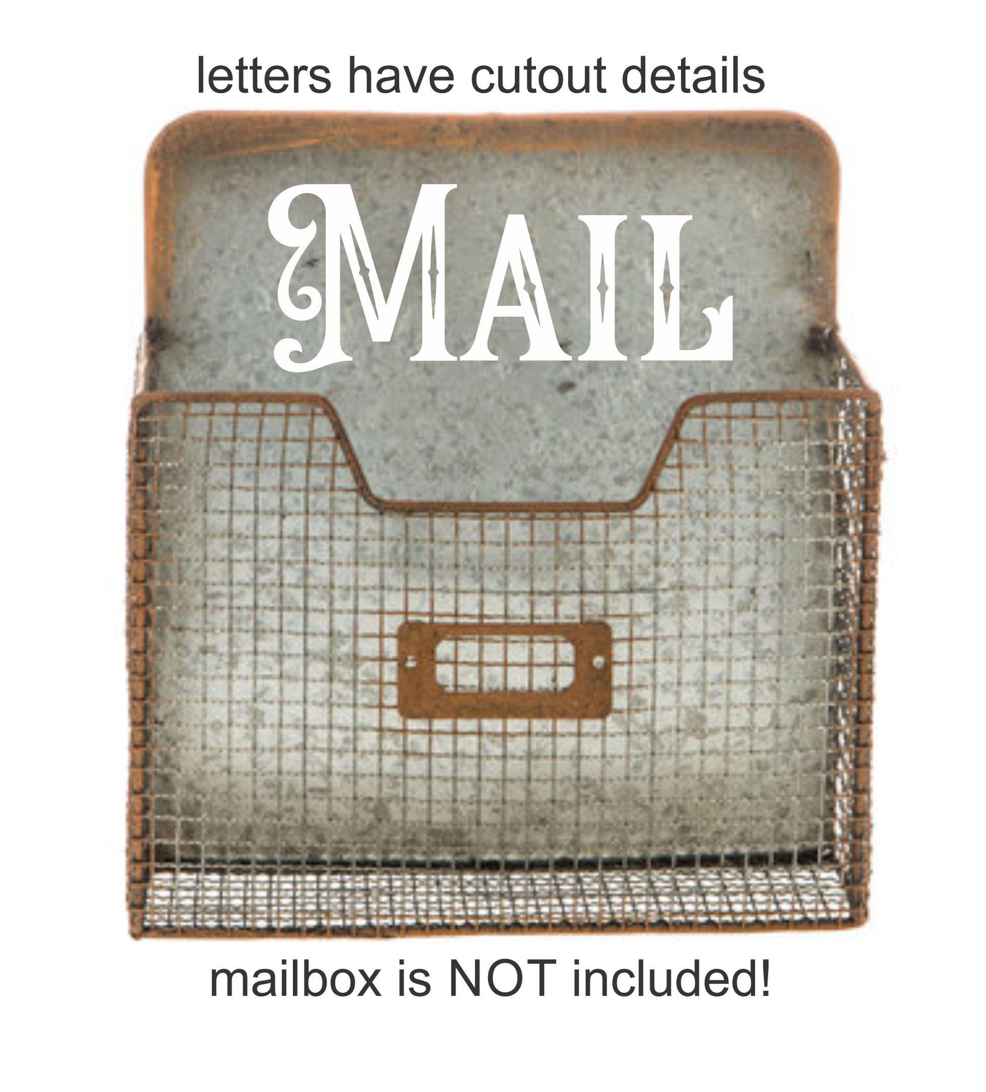 Mail Vinyl Decal, DIY label for mailbox
