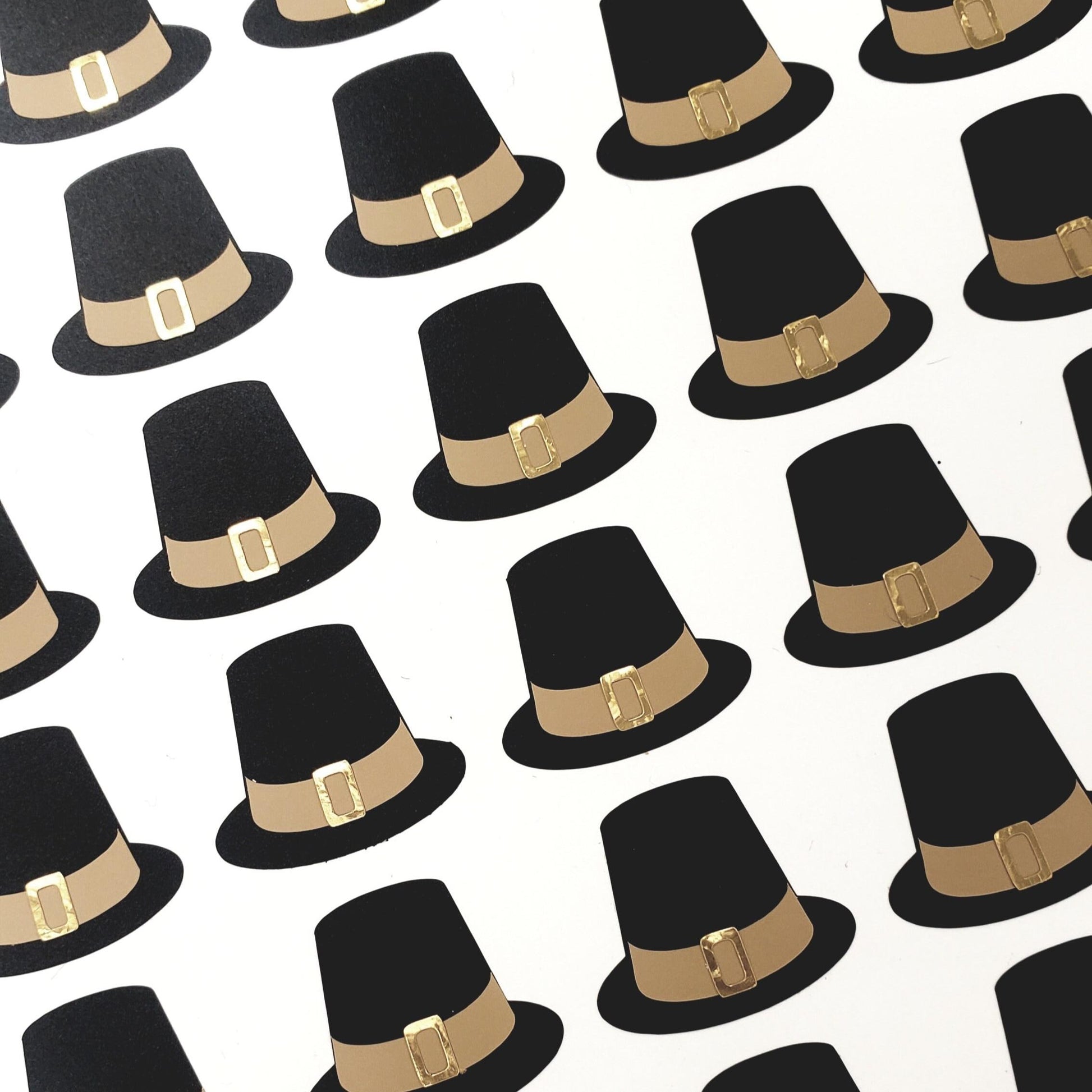 Pilgrim Hat Stickers