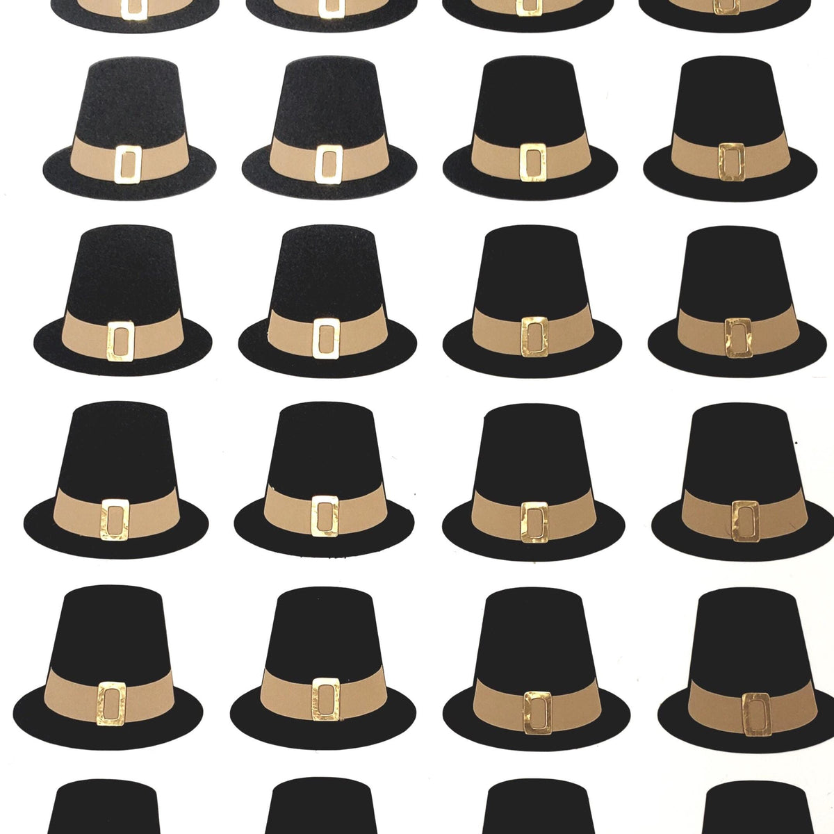 Pilgrim Hat Stickers