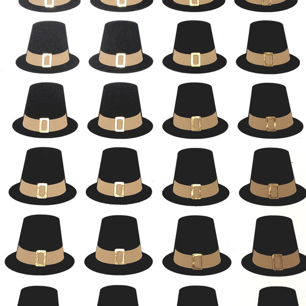 Pilgrim Hat Stickers
