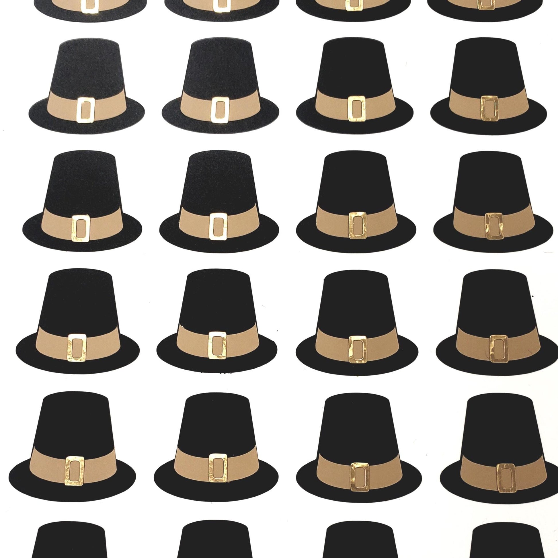 Pilgrim Hat Stickers