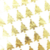 Gold Christmas Tree Stickers