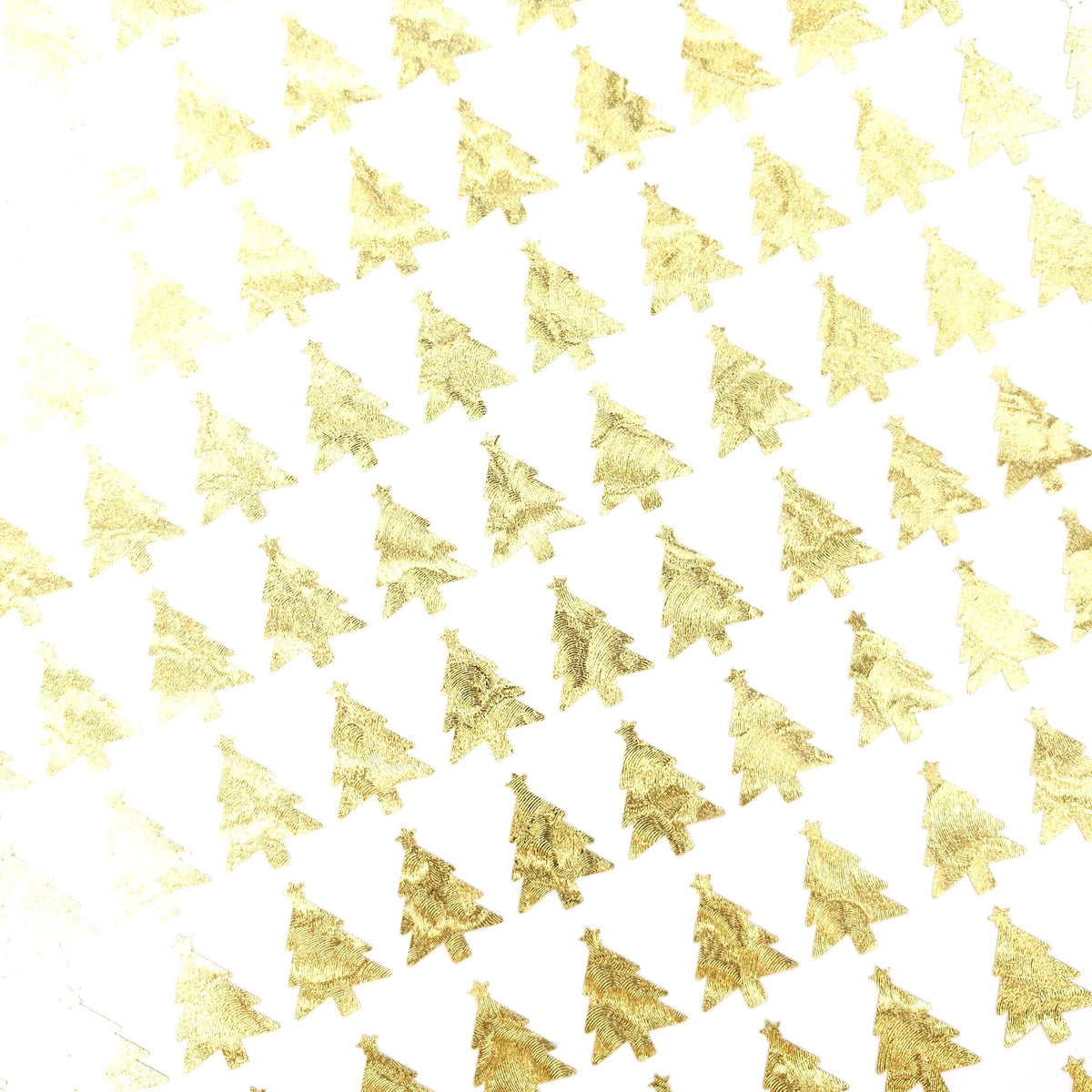 Gold Christmas Tree Stickers