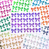Lilac Purple Bow Stickers, set of 20 Sparkly Ribbon Vinyl Decals, craft supply for scrapbooking