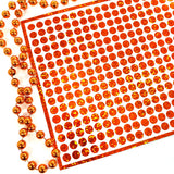 Orange Dot Stickers, 1/4 inch Sparkly Glitter Dots for Bullet Journaling, Scrapbooks and Crafts.