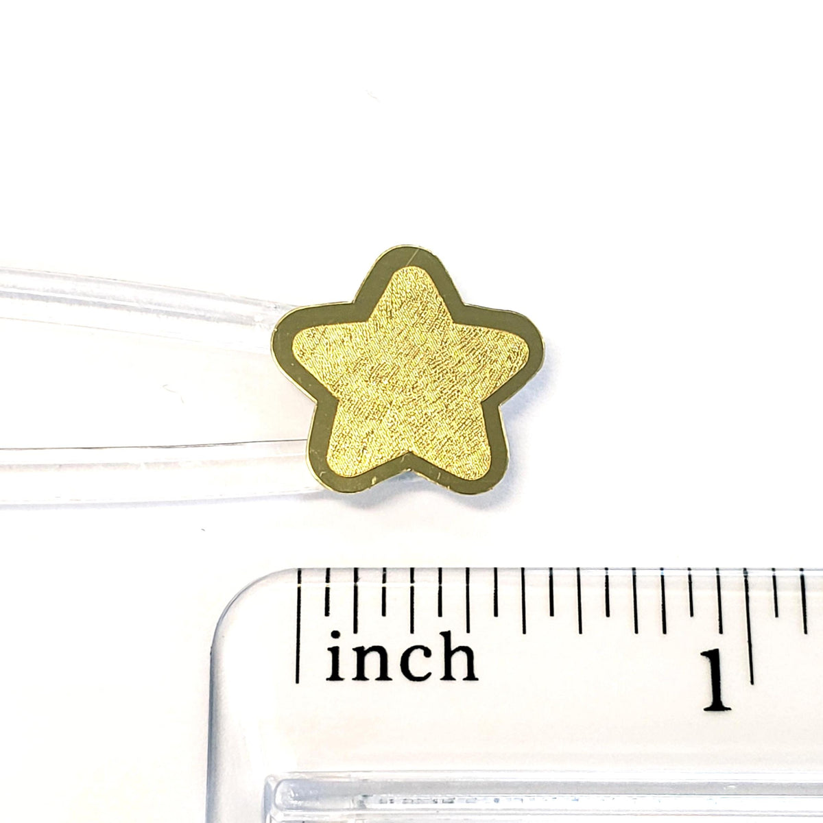 Gold Star Stickers, set of 70 small golden metallic kawaii stars for cards, envelopes, invitations, laptops and crafts.