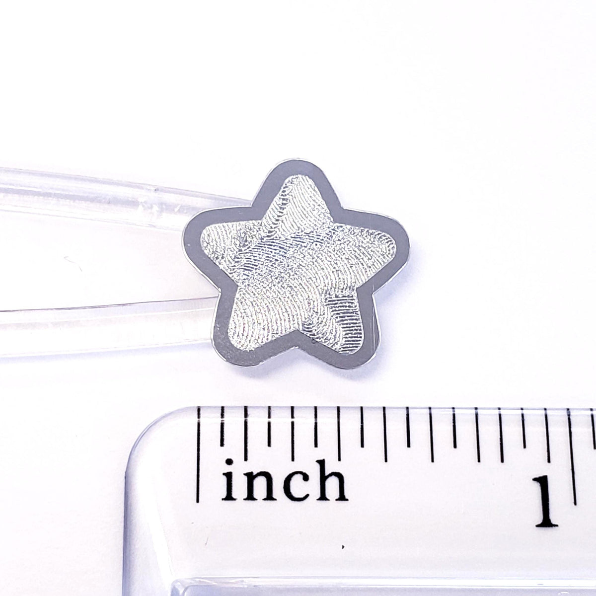 Silver Star Stickers, set of 70 small chrome silver metallic kawaii stars for cards, envelopes, invitations, laptops and crafts.