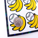 Bananas and Baseballs Sticker Sheet