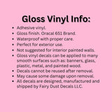 Reindeer Express Mail Decal, Christmas decoration for post office letters to Santa box