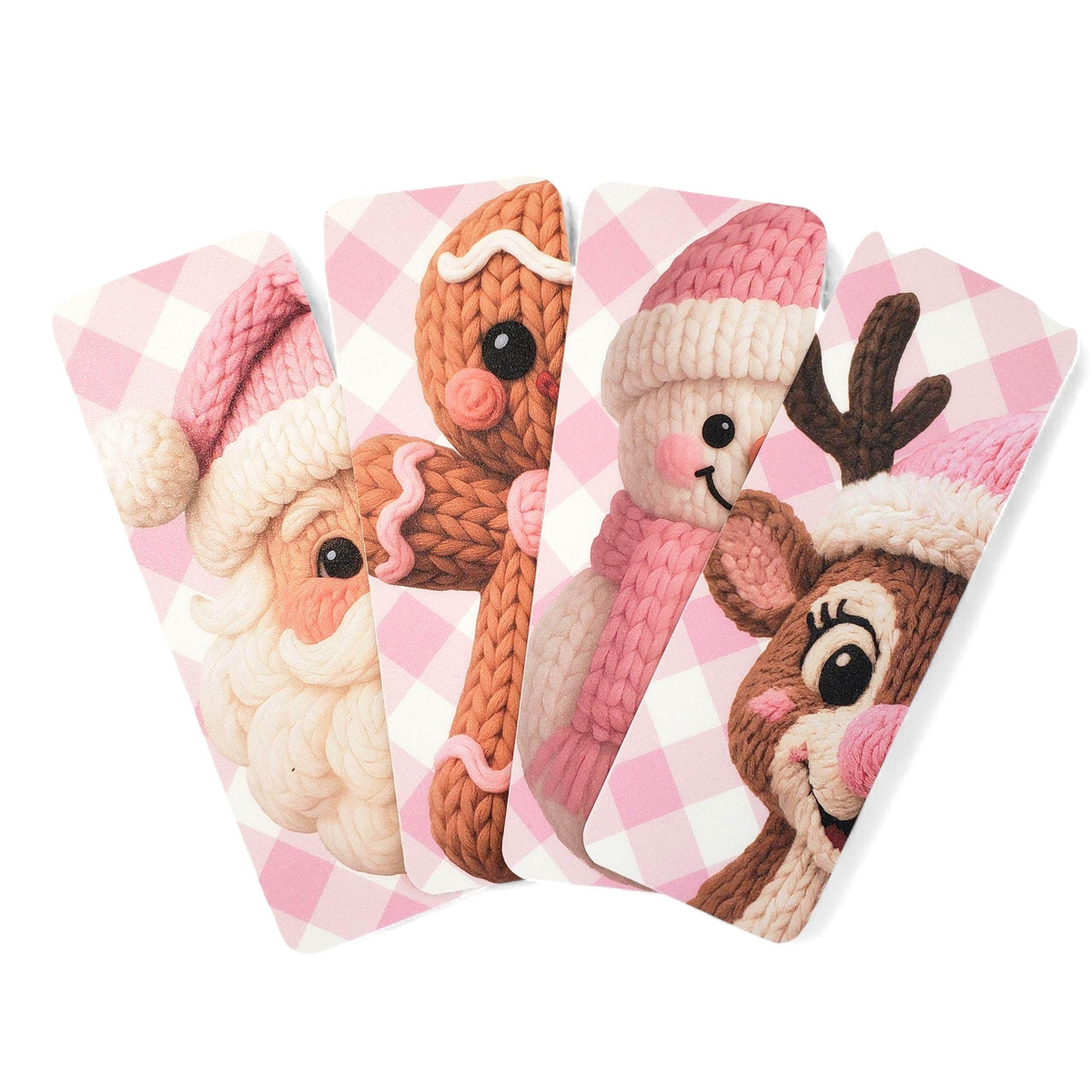 Snowman Bookmark – Pink Christmas Gift, Cozy Winter Reading, Cute Holiday Tassel Bookmark