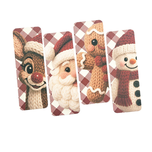 Snowman Bookmark – Stocking Stuffer Christmas Gift, Cozy Winter Reading, Tassel Bookmark for Holidays.