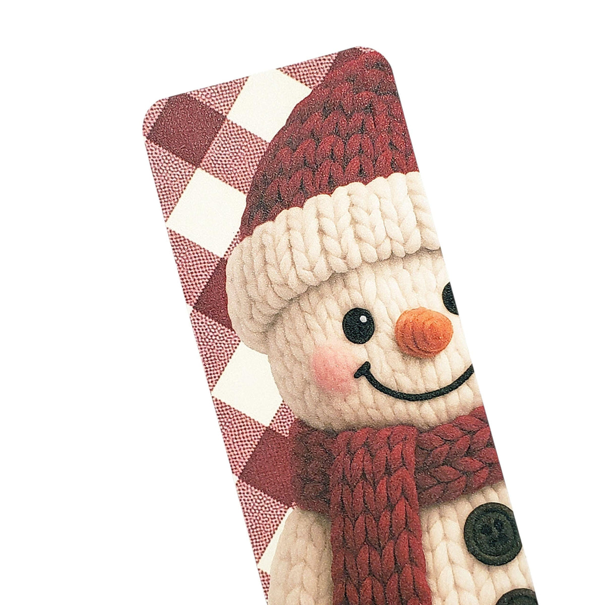 Snowman Bookmark – Stocking Stuffer Christmas Gift, Cozy Winter Reading, Tassel Bookmark for Holidays.