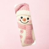 Santa Bookmark with Pink Tassel.