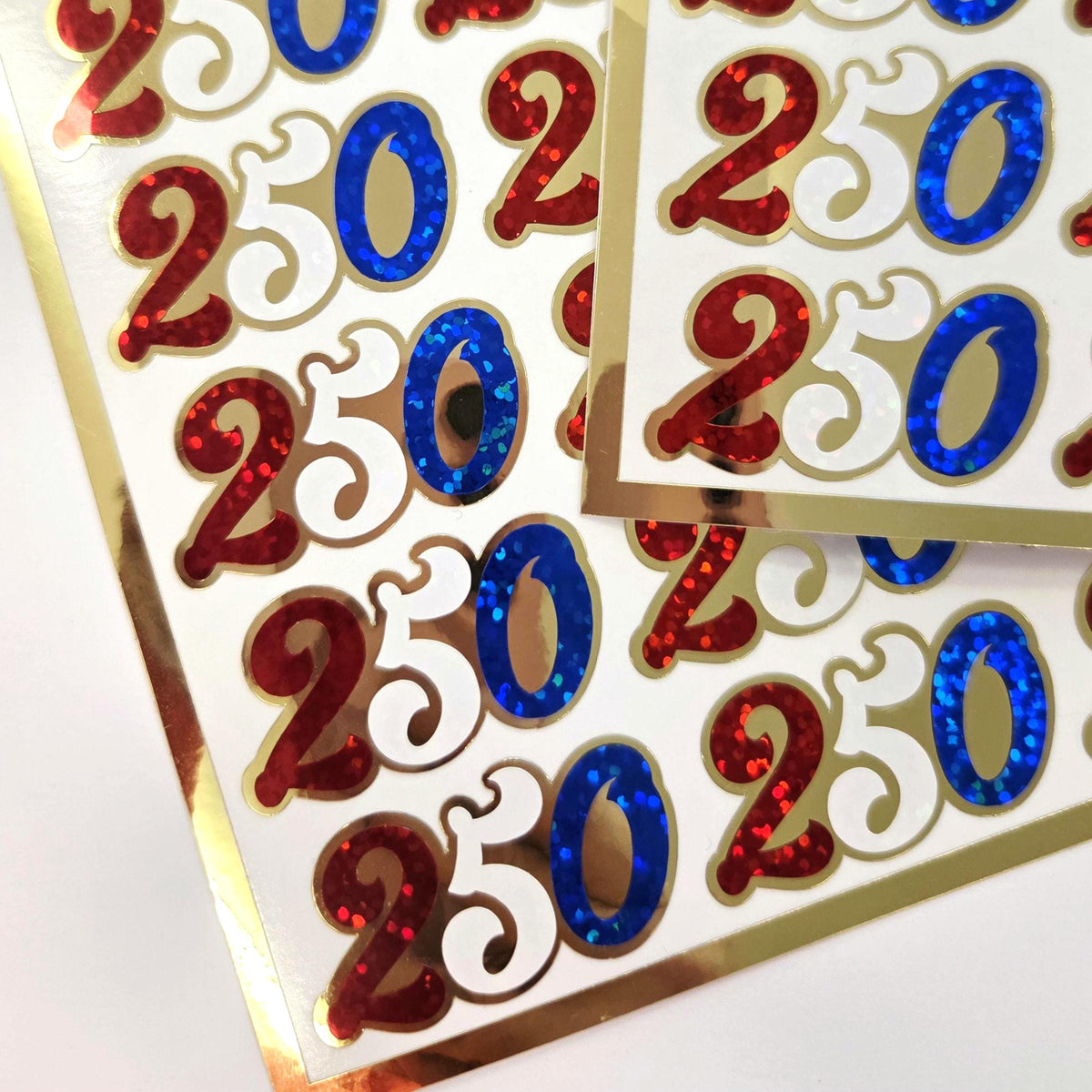 Stickers for 250th Anniversary of the United States