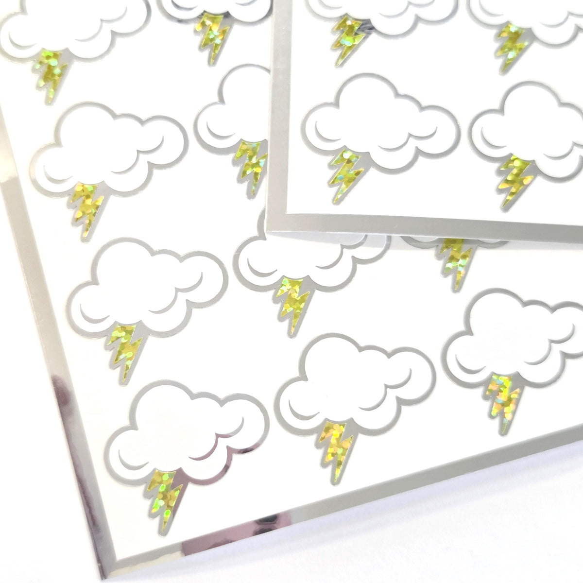 thunderstorm cloud sticker sheet