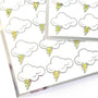 thunderstorm cloud sticker sheet