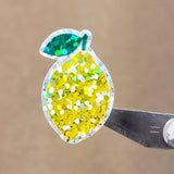 Sparkly Lemon Stickers
