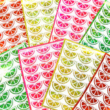 Pink Fruit Slice Stickers, sheet of 24 sparkly pink and white citrus vinyl decals.